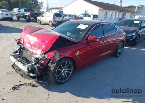 2019 Genesis G70 2.0T Advanced из США, поврежденный, VIN KMTG44LA1KU032421